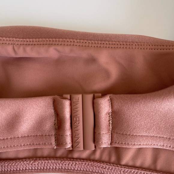 New Zimmermann Cira Bow Metallic Bikini Top Size - Picture 3 of 6